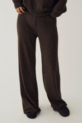 Noella Melodee Knit Pants - Brown Melange