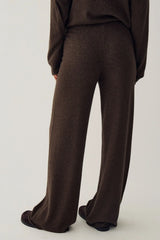 Noella Melodee Knit Pants - Brown Melange
