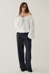 Noella Margie LS Top - White