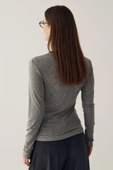 Noella Lidie Top - Medium Grey