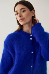 Noella N-Kea Mohair Cardigan - Electric Blue