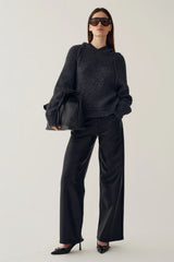 Noella Meeko Knit Dark Grey Melange