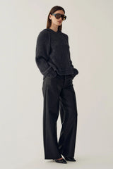 Noella Meeko Knit Dark Grey Melange