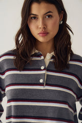 Noella Merryll Knit - Delissa Grey Stripe