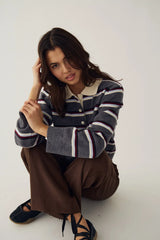 Noella Merryll Knit - Delissa Grey Stripe