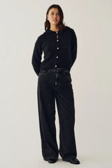 Noella N-Maysa MW Pants - Black Wash