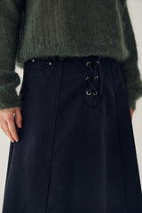 Noella N-Martella Skirt - Black Washed
