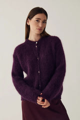 Noella N-Kea Mohair Cardigan - Winter Bloom