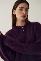 Noella N-Kea Mohair Cardigan - Winter Bloom