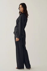 Noella Marice Blazer - Grey Herringbone