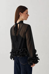 Noella N-Latanie Blouse - Black