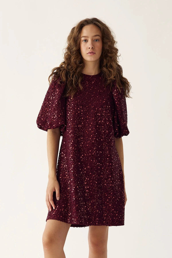 Noella Pastis Short Dress - Winetasting