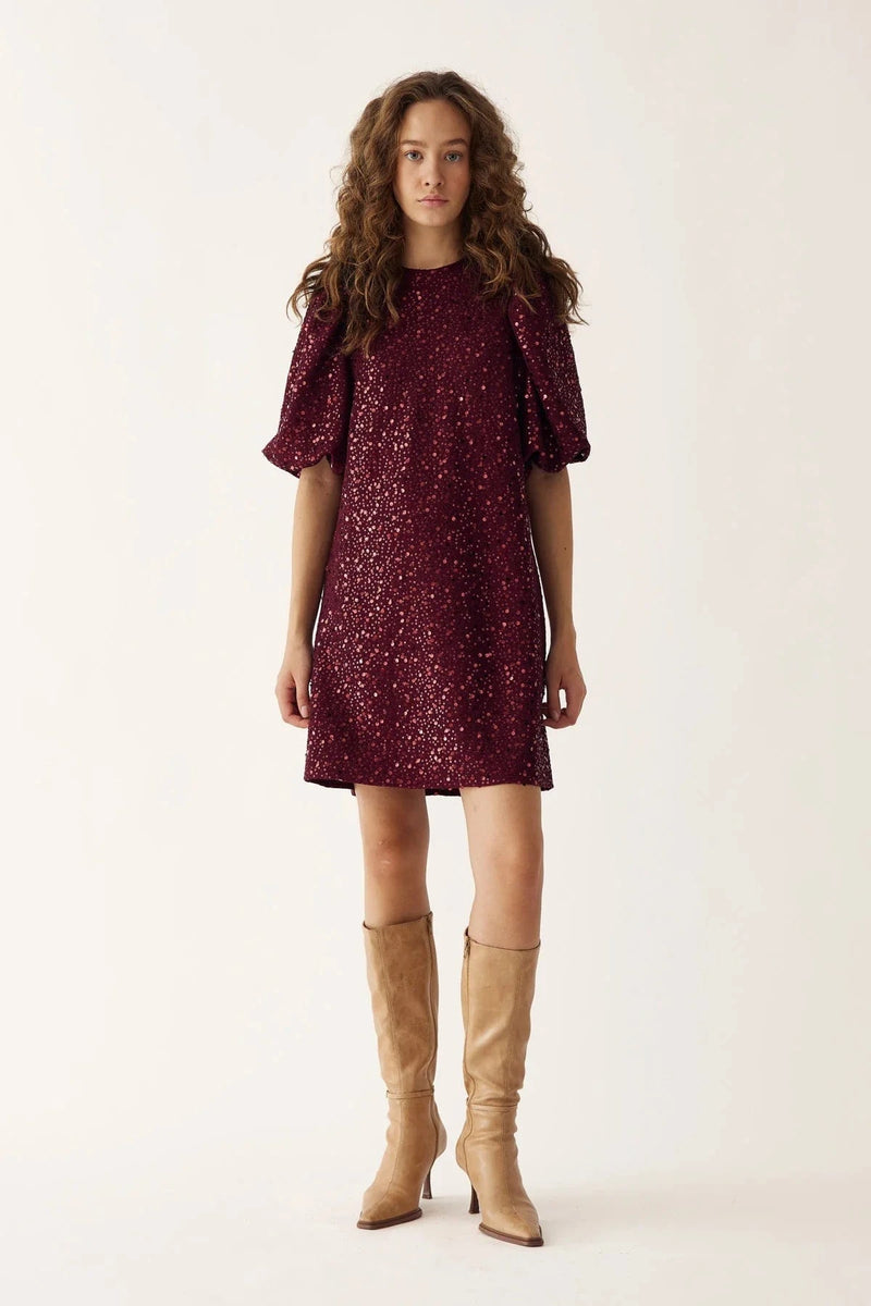 Noella Pastis Short Dress - Winetasting