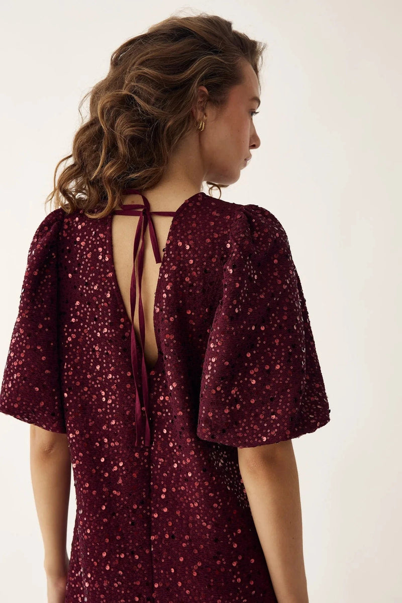 Noella Pastis Short Dress - Winetasting