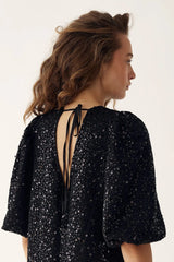 Noella Pastis Short Dress - Black