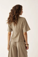 Noella Kasaundra Blazer - Oyster