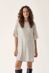 Noella Lora Dress - Silvur