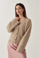 Noella Lenyx Knit Cardigan - Sand