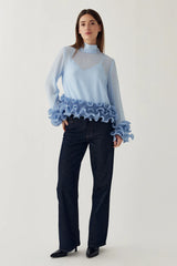 Noella N-Latanie Blouse - Sky Blue