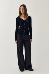 Noella N-Melvie Top - Black