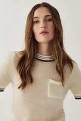 Noella Marthy Knit - Ivory Brown