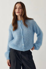 Noella N-Kea Mohair Cardigan - Baby Blue