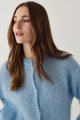 Noella N-Kea Mohair Cardigan - Baby Blue