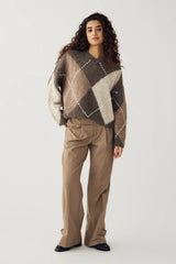 Noella Lai Knit - Ash Brown Mix