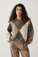 Noella Lai Knit - Ash Brown Mix