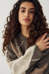 Noella Lai Knit - Ash Brown Mix