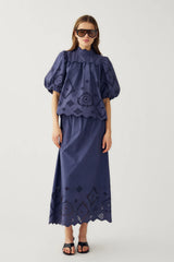 Noella N-Marilyn Blouse - Dusty Blue