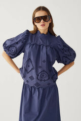 Noella N-Marilyn Blouse - Dusty Blue