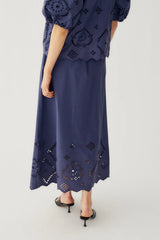 Norella N-Marisol skirt - Dusty Blue