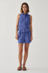 Noella N-Micaiah Blouse - Davy Blue