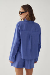 Noella N-Marlon C Shirt - Davy Blue