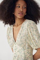 Noella N-Lilith SS Maxi Dress - Dolley Yellow Print