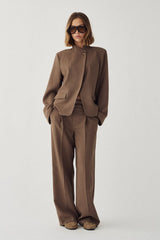 Noella Darryl HW Pants - Sand