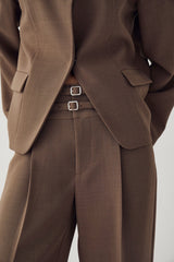 Noella Darryl HW Pants - Sand