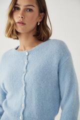 Noella N-Anya Knit Cardigan - Sky Blue