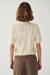 Noella N-Mecca Knit Polo - Ivory