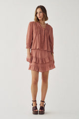 Noella N-Marin Blouse - Red Clay