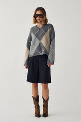 Noella Lai Knit - Grey Mix