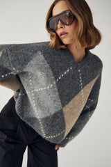 Noella Lai Knit - Grey Mix