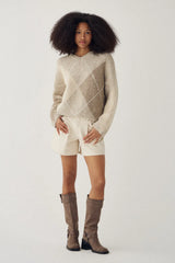 Noella Lai Knit - Beige Mix