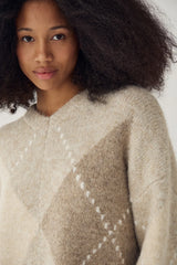Noella Lai Knit - Beige Mix