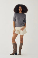 Noella N-Lane Knit - Dark Grey Mel.