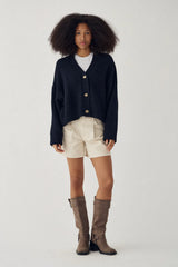Noella N-Laiana Knit Cardigan - Navy