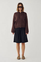 Noella N-Myung Knit Cardigan - Chocolate