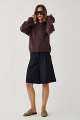 Noella N-Myung Knit Cardigan - Chocolate