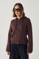 Noella N-Myung Knit Cardigan - Chocolate